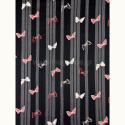 ΥΦΑΣΜΑ ΜΟΥΣΕΛΙΝΑ ΕΜΠΡΙΜΕ LUREX (ΧΡΥΣΗ ΚΛΩΣΤΗ) ΠΕΤΑΛΟΥΔΕΣ ΜΑΥΡΟ