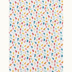 ΥΦΑΣΜΑ ΠΟΠΛΙΝΑ 100% ΒΑΜΒΑΚΙ (ΠΟΛΥΧΡΩΜΟΙ ΑΡΙΘΜΟΙ)