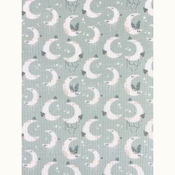 ΥΦΑΣΜΑ 100% ΒΑΜΒΑΚΕΡΟ ΜΕ ΥΦΑΝΣΗ ''ΓΚΡΟ'' (ΑΝΑΓΛΥΦΟ)