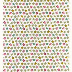 ΥΦΑΣΜΑ ΠΟΠΛΙΝΑ 100% ΒΑΜΒΑΚI (ΑΣΤΕΡΑΚΙΑ ΜΕ ΦΛΟΡΑΛ)