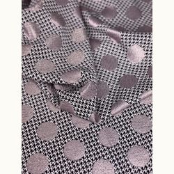 ΥΦΑΣΜΑ ΖΑΚΑΡ ΛΟΥΡΕΞ (PIED DE POULE - ΡΟΖ ΠΟΥΑ)