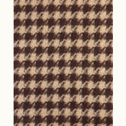 ΥΦΑΣΜΑ ΠΑΛΤΟ ΜΟΧΕΡ ΜΕ ΜΑΛΛΙ (PIED DE POULE) ΚΑΦΕ