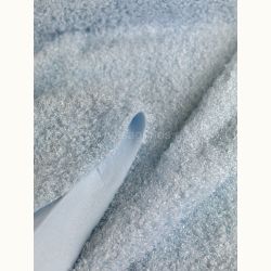 ΥΦΑΣΜΑ ΓΟΥΝΑΚΙ ΜΠΟΥΚΛΕ ΕΛΑΦΡΥ ΜΕ ΕΠΕΝΔΥΣΗ ΦΛΙΣ (ΟΙΚΟΛΟΓΙΚΟ) BABY BLUE ΣΙΕΛ