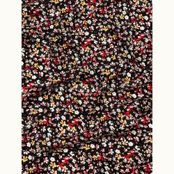 ΥΦΑΣΜΑ 100% ΒΙΣΚΟΖ - ΜΑΥΡΗ ΒΑΣΗ ΜΕ ΜΙΚΡΟ ΑΚΑΝΟΝΙΣΤΟ ΦΛΟΡΑΛ