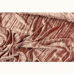 ΥΦΑΣΜΑ ΒΕΛΟΥΔΟ ΓΚΟΦΡΕ ''SILK TOUCH CHIFFON RAYON'' ΣΑΠΙΟ ΜΗΛΟ