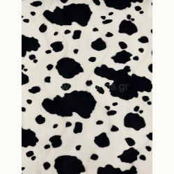 ΥΦΑΣΜΑ ΓΟΥΝΑ ΛΕΠΤΗ ΟΙΚΟΛΟΓΙΚΗ ''COW PRINT BLACK AND ECRU''