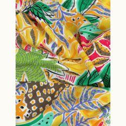 ΥΦΑΣΜΑ 100% ΒΙΣΚΟΖ (TROPICAL YELLOW) - Ρετάλι 2.40μ.