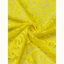 ΥΦΑΣΜΑ ΠΛΕΚΤΗ ΔΑΝΤΕΛΑ CROCHET ΚΙΤΡΙΝΟ