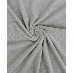 ΥΦΑΣΜΑ ΒΕΛΟΥΤΕ ΒΑΜΒΑΚΕΡΟ ΕΛΑΣΤΙΚΟ ''NICKY VELOUR'' (ΓΚΡΙ ΜΕΛΑΝΖΕ)