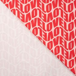 ΥΦΑΣΜΑ ΦΟΥΤΕΡ ORGANIC DIGITAL PRINT - LOVE