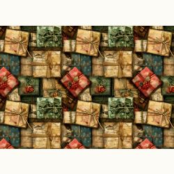 ΥΦΑΣΜΑ ΚΑΡΑΒΟΠΑΝΟ ΒΑΜΒΑΚΕΡΟ ”HALF PANAMA” - ΡΕΤΡΟ ΔΩΡΑ