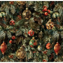 ΥΦΑΣΜΑ ΚΑΡΑΒΟΠΑΝΟ ΒΑΜΒΑΚΕΡΟ ”HALF PANAMA” - ΧΡΙΣΤΟΥΓΕΝΝΙΑΤΙΚΑ ΣΤΟΛΙΔΙΑ