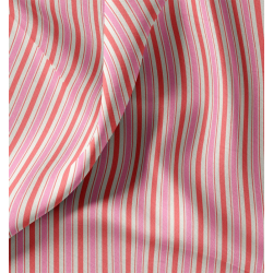 ΥΦΑΣΜΑ ΠΟΠΛΙΝΑ 100% ΒΑΜΒΑΚΙ - ΡΙΓΕ ΕΚΡΟΥ / ΚΟΚΚΙΝΟ / ΡΟΖ