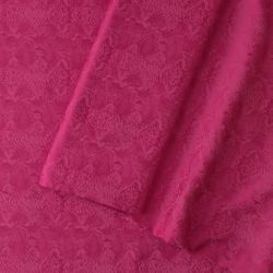 ΥΦΑΣΜΑ ΖΑΚΑΡ ΜΕ ΑΝΑΓΛΥΦΕΣ ΛΕΠΤΟΜΕΡΕΙΕΣ ΣΑΤΙΝΕ - ΦΟΥΞΙΑ ΣΧΕΔΙΟ ΚΡΟΚΟ (Ρετάλι 3.50 μέτρα)