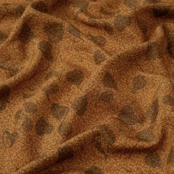 ΥΦΑΣΜΑ VINTAGE ΜΕΤΑΞΙΟΥ “ΒΟΜΒΥΞ” ΣΑΤΙΝΕ ΥΦΗ - ΦΑΡΔΟΣ 0,90 - BURNT ORANGE BLOOM