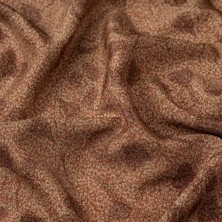 ΥΦΑΣΜΑ VINTAGE ΜΕΤΑΞΙΟΥ “ΒΟΜΒΥΞ” ΣΑΤΙΝΕ ΥΦΗ - ΦΑΡΔΟΣ 0,90 - RUST BLOOM