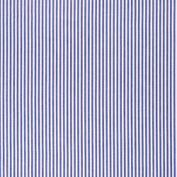 ΥΦΑΣΜΑ 100% ΒΑΜΒΑΚΕΡΗ ΠΟΠΛΙΝΑ ΝΗΜΑΤΟΒΑΜΜΕΝΗ ΔΙΠΛΗΣ ΟΨΗΣ - ΡΙΓΕ 2mm ΑΣΠΡΟ/ ΜΠΛΕ ΡΟΥΑ