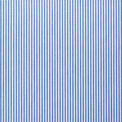 ΥΦΑΣΜΑ 100% ΒΑΜΒΑΚΕΡΗ ΠΟΠΛΙΝΑ ΝΗΜΑΤΟΒΑΜΜΕΝΗ ΔΙΠΛΗΣ ΟΨΗΣ - ΡΙΓΕ 2mm ΑΣΠΡΟ/ ΜΠΛΕ 