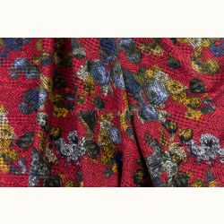 ΥΦΑΣΜΑ ΕΛΑΣΤΙΚΟ ΒΑΡΥ ΑΝΑΓΛΥΦΟ ΖΑΚΑΡ (ΚΟΚΚΙΝΗ ΣΧΕΔΙΟ ΨΑΡΟΚΟΚΚΑΛΟ ΒΑΣΗ ΜΕ ΦΛΟΡΑΛ) - Ρετάλι 2.30μ.