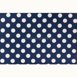 ΥΦΑΣΜΑ ΠΟΠΛΙΝΑ 100% ΒΑΜΒΑΚΙ ΣΧΕΔΙΟ ΠΟΥΑ ΜΕΓΑΛΟ (ΜΠΛΕ ΣΚΟΥΡΟ-ΑΣΠΡΟ)