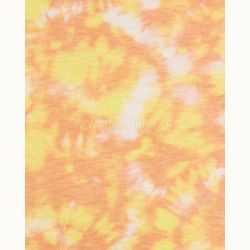 ΥΦΑΣΜΑ ΦΟΥΤΕΡ TRICOT ΠΕΤΣΕΤΕ (TIE DYE - ΠΟΡΤΟΚΑΛΙ) - Ρετάλι 3.70μ.