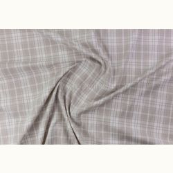 ΥΦΑΣΜΑ ΠΟΠΛΙΝΑ 100% ΒΑΜΒΑΚI (ΣΧΕΔΙΟ ΚΑΡΟ ΜΠΕΖ-ΑΣΠΡΟ)