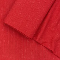 ΥΦΑΣΜΑ ΛΙΝΟ ΣΥΜΜΙΚΤΟ ΜΕ ΑΝΑΓΛΥΦΗ ΟΨΗ - ΚΟΚΚΙΝΟ