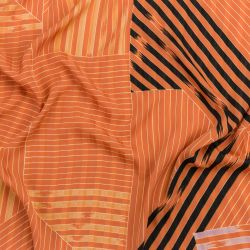 ΥΦΑΣΜΑ ΡΑΙΓΙΟΝ - ΒΙΣΚΟΖ ΑΕΡΙΝΟ ΓΕΩΜΕΤΡΙΚΟ ΣΧΕΔΙΟ ΚΑΜΜΕΝΟ ΠΟΡΤΟΚΑΛΙ - Ρετάλι 2.40μ.