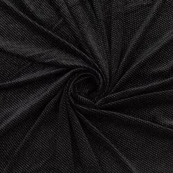 ΥΦΑΣΜΑ ΒΕΛΟΥΔΟ ΣΙΦΟΝ ΕΛΑΣΤΙΚΟ ΜΕ ΑΝΑΓΛΥΦΟ ΣΤΡΑΣ ΠΟΥΑ LUREX – ΜΑΥΡΟ/ ΑΣΗΜΙ 