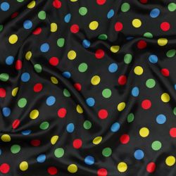 ΥΦΑΣΜΑ ΣΑΤΕΝ ΣΥΝΘΕΤΙΚΟ ΕΜΠΡΙΜΕ - ΠΟΥΑ ΧΡΩΜΑΤΙΣΤΑ ΣΕ ΜΑΥΡΟ ΦΟΝΤΟ