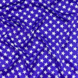 ΥΦΑΣΜΑ ΣΑΤΕΝ ΣΥΝΘΕΤΙΚΟ ΕΜΠΡΙΜΕ - ΑΣΠΡΑ ΑΣΤΕΡΙΑ ΣΕ ΜΠΛΕ ΦΟΝΤΟ