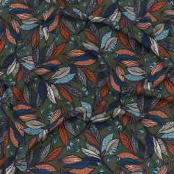 ΥΦΑΣΜΑ ΛΕΙΟ ΜΑΛΑΚΟ & ΕΛΑΦΡΥ ΕΜΠΡΙΜΕ ΦΥΛΛΑ ΒΟΤΑΝΙΚΟ ΣΧΕΔΙΟ