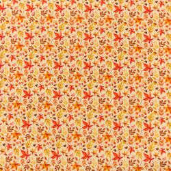 ΥΦΑΣΜΑ ΠΟΠΛΙΝΑ 100% ΒΑΜΒΑΚΙ DIGITAL PRINT - ΦΘΙΝΟΠΩΡΙΝΑ ΦΥΛΛΑ