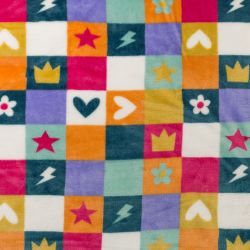 ΥΦΑΣΜΑ ΦΛΙΣ ΓΟΥΝΑΚΙ “POLAR FLEECE” - ΠΟΛΥΧΡΩΜΟ ΚΑΡΟ FUN