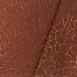 ΥΦΑΣΜΑ SHANTUNG (ΣΟΥΑ ΣΟΒΑΖ) ΜΕΤΑΞΩΤΟ ΜΕ ΚΕΝΤΗΜΑ & ΧΑΝΤΡΕΣ - ΚΑΦΕ - Ρετάλι 2.30μ.