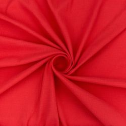 ΥΦΑΣΜΑ ΒΑΜΒΑΚΕΡΗ ΜΟΥΣΕΛΙΝΑ DOUBLE GAUZE – ΓΑΖΑ ΜΕ ΓΚΟΦΡΕ ΥΦΑΝΣΗ - ΚΟΚΚΙΝΟ