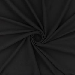 ΥΦΑΣΜΑ ΒΑΜΒΑΚΕΡΗ ΜΟΥΣΕΛΙΝΑ DOUBLE GAUZE – ΓΑΖΑ ΜΕ ΓΚΟΦΡΕ ΥΦΑΝΣΗ - ΜΑΥΡΟ