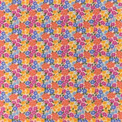 ΥΦΑΣΜΑ ΠΟΠΛΙΝΑ 100% ΒΑΜΒΑΚΙ - ΠΟΛΥΧΡΩΜΟ ΦΛΟΡΑΛ