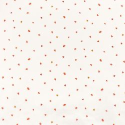 ΥΦΑΣΜΑ ΠΟΠΛΙΝΑ 100% ΒΑΜΒΑΚI - ΜΙΚΡΕΣ ΚΑΡΔΙΕΣ 