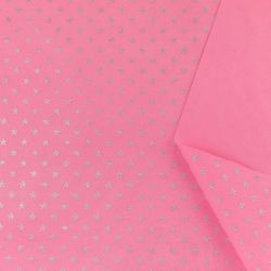 ΥΦΑΣΜΑ ΤΥΠΟΥ ΤΣΟΧΑ (ΦΕΤΡΙΝΑ) ΚΑΤΑΣΚΕΥΩΝ, ΜΕ ΑΝΑΓΛΥΦΑ ΓΚΛΙΤΤΕΡ ΑΣΤΕΡΑΚΙΑ - ΡΟΖ/ ΑΣΗΜΙ