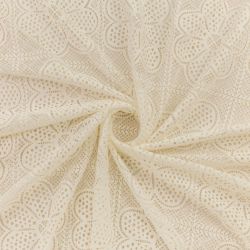 ΥΦΑΣΜΑ ΔΑΝΤΕΛΑ ΚΙΠΟΥΡ ΒΑΝΙΛΙΑ ΜΕ ΦΛΟΡΑΛ ΜΟΤΙΒΑ