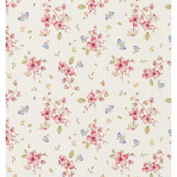 ΥΦΑΣΜΑ ΠΟΠΛΙΝΑ 100% ΒΑΜΒΑΚΙ DIGITAL PRINT - ΛΟΥΛΟΥΔΙΑ ΜΕ ΠΕΤΑΛΟΥΔΕΣ 