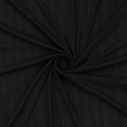 ΥΦΑΣΜΑ ΠΛΕΚΤΟ ΔΙΑΤΡΗΤΟ ''POINTELLE'' - ΜΑΥΡΟ