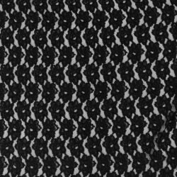 ΥΦΑΣΜΑ ΔΑΝΤΕΛΑ ΕΛΑΣΤΙΚΗ ΠΛΕΚΤΗ & ΜΠΟΥΚΛΕ ΥΦΗ - ΣΧΕΔΙΟ ΦΛΟΡΑΛ ΜΑΥΡΟ