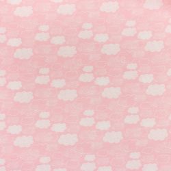 ΥΦΑΣΜA ΛΟΝΕΤΑ PRINTED (ΜΑΛΑΚΟ ΚΑΡΑΒΟΠΑΝΟ) ΡΟΖ ΜΕ ΣΥΝΝΕΦΑΚΙΑ