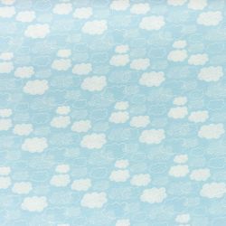 ΥΦΑΣΜA ΛΟΝΕΤΑ PRINTED (ΜΑΛΑΚΟ ΚΑΡΑΒΟΠΑΝΟ) ΓΑΛΑΖΙΟ ΜΕ ΣΥΝΝΕΦΑΚΙΑ