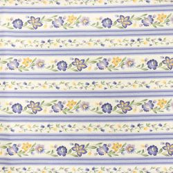 ΥΦΑΣΜA ΛΟΝΕΤΑ PRINTED (ΜΑΛΑΚΟ ΚΑΡΑΒΟΠΑΝΟ) ΜΟΤΙΒΟ ΡΙΓΕΣ ΜΕ ΜΩΒ & ΚΙΤΡΙΝΑ ΛΟΥΛΟΥΔΙΑ