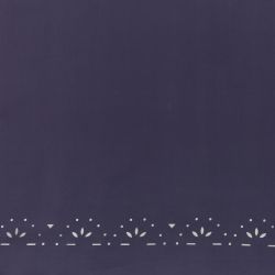 ΥΦΑΣΜΑ ΤΥΠΟΥ ΚΟΥΠΡΟ-CUPRO ΜΕ ΔΙΑΤΡΗΤΗ ΜΠΟΡΝΤΟΥΡΑ - ΜΩΒ ΣΚΟΥΡΟ - Ρετάλι 1.60μ.