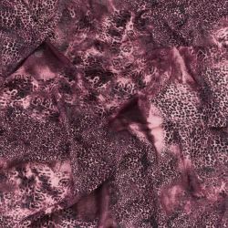 ΥΦΑΣΜΑ RAYON ΜΕ ΣΧΕΔΙΟ ΛΕΟΠΑΡ TIE DYE - ΜΩΒ