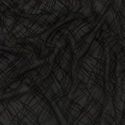 ΥΦΑΣΜΑ ΒΕΛΟΥΔΟ ΝΤΕΒΟΡΕ ΣΕ ΔΙΑΦΑΝΗ ΜΟΥΣΕΛΙΝΑ - ΜΑΥΡΟ ΜΕ ΓΚΛΙΤΤΕΡ ΧΡΥΣΟ